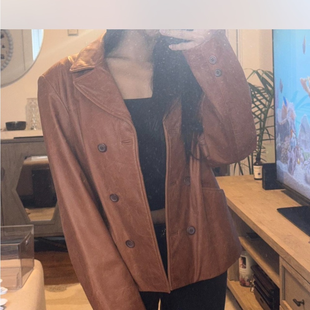 Women's Brown Leather Jacket